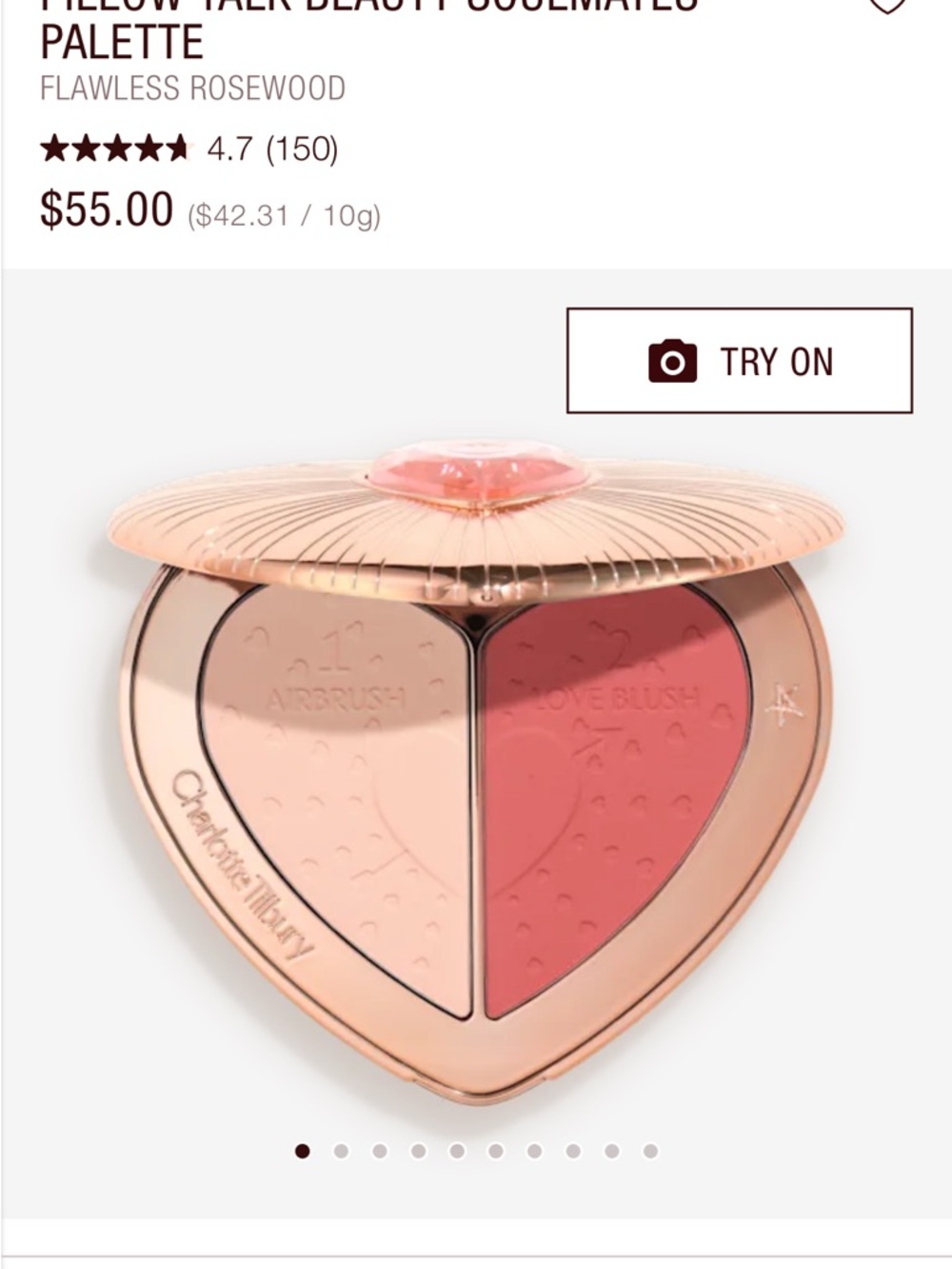 PILLOW TALK BEAUTY SOULMATES PALETTE